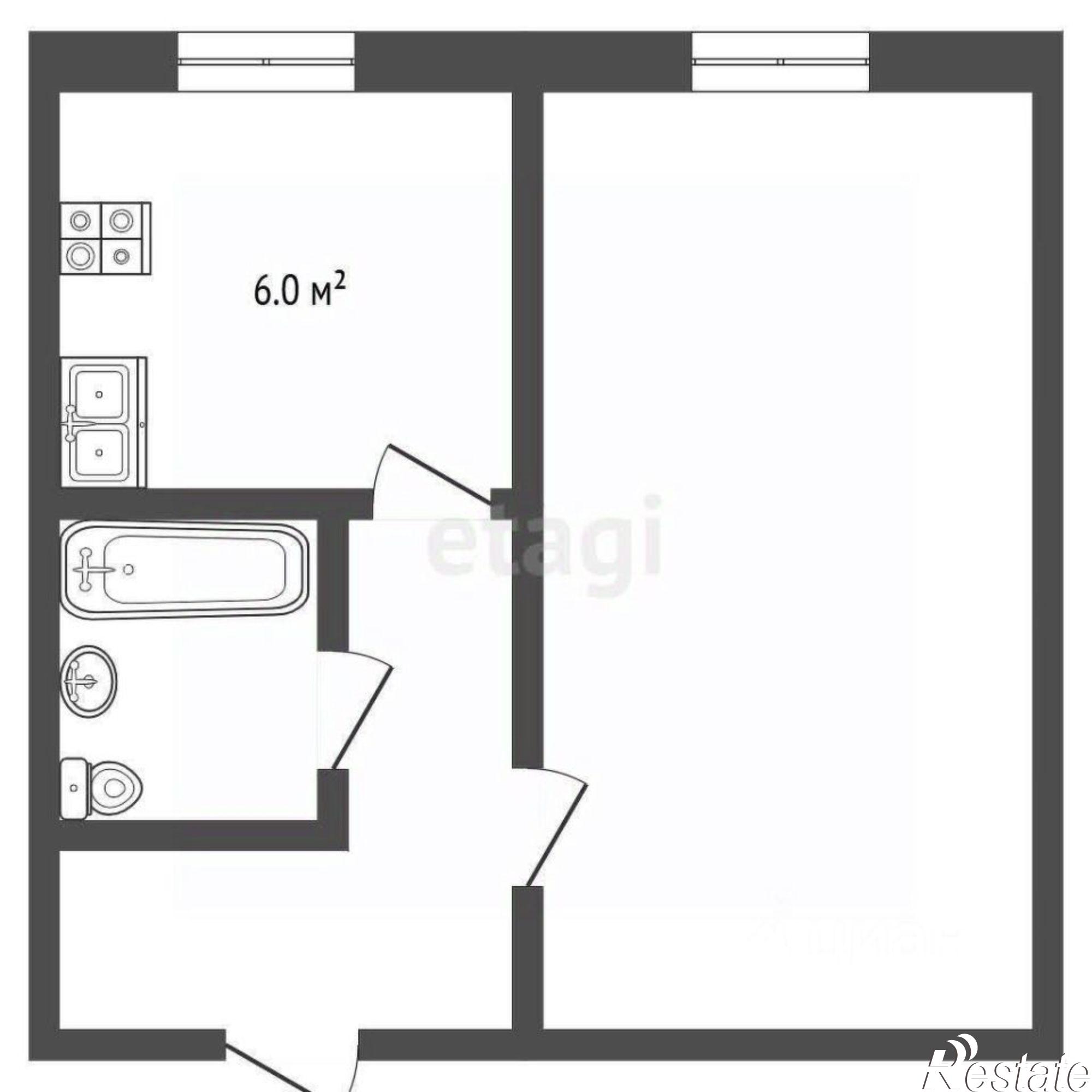 Купить квартиру за 4 100 000 рублей на ул Казачья, 3в