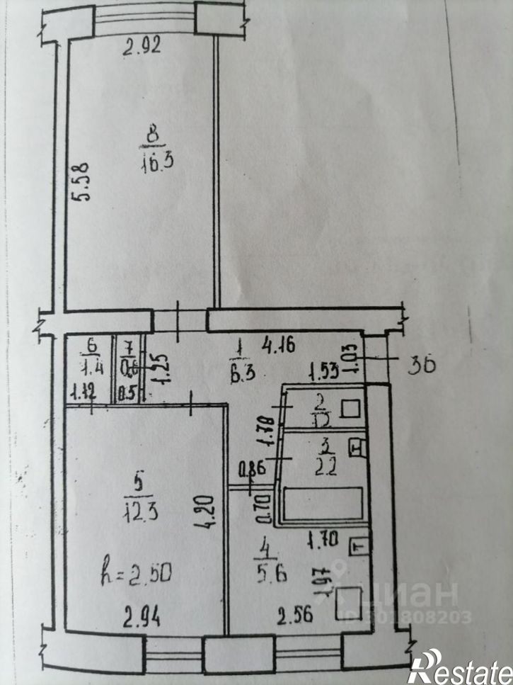 2-комн квартира ул Журавлева, 89,  д. 89