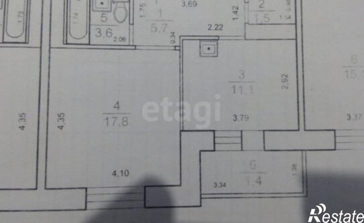 1-комн квартира ул Генерала Белика, 5,  д. 5