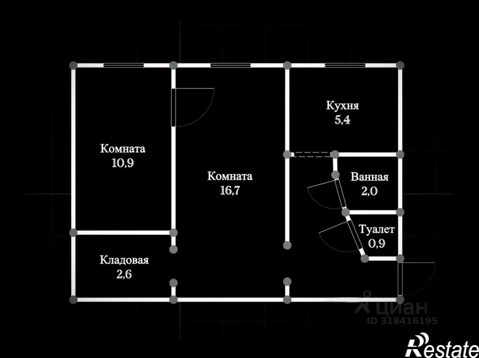 Купить квартиру за 3 700 000 рублей на ул Гагарина, 7