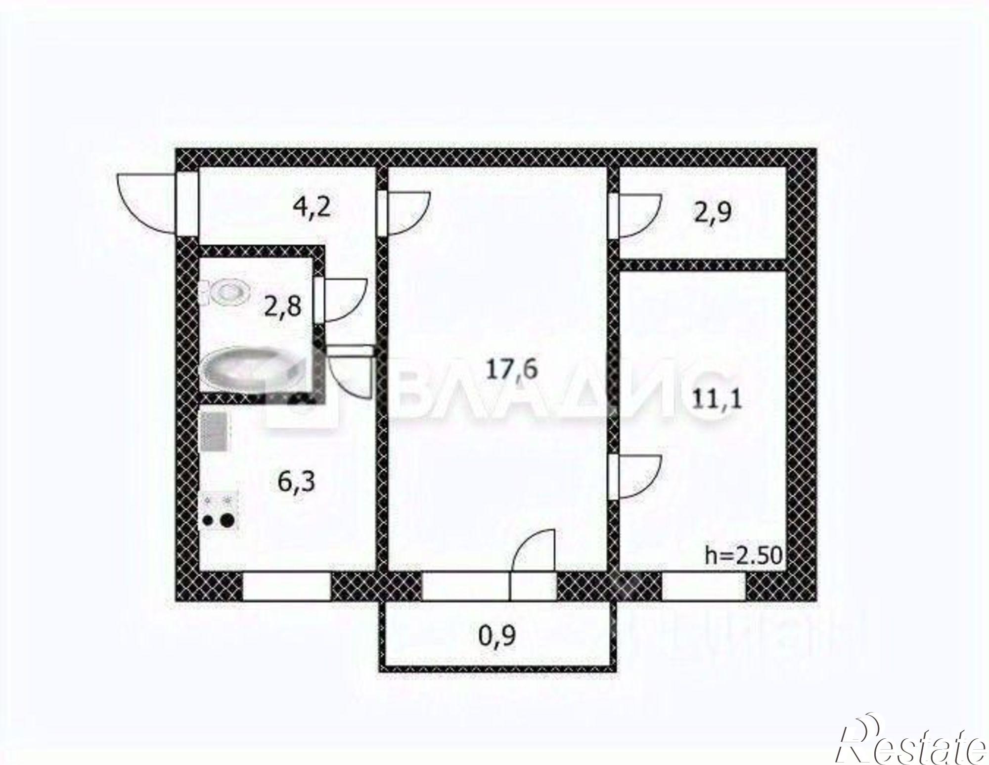 Купить квартиру за 5 450 000 рублей на Чита, улица Гагарина, 16