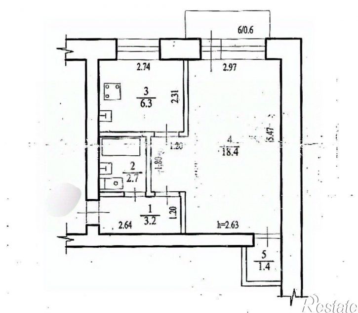 1-комн квартира Чита г., Ингодинский, Кирова ул., д.2