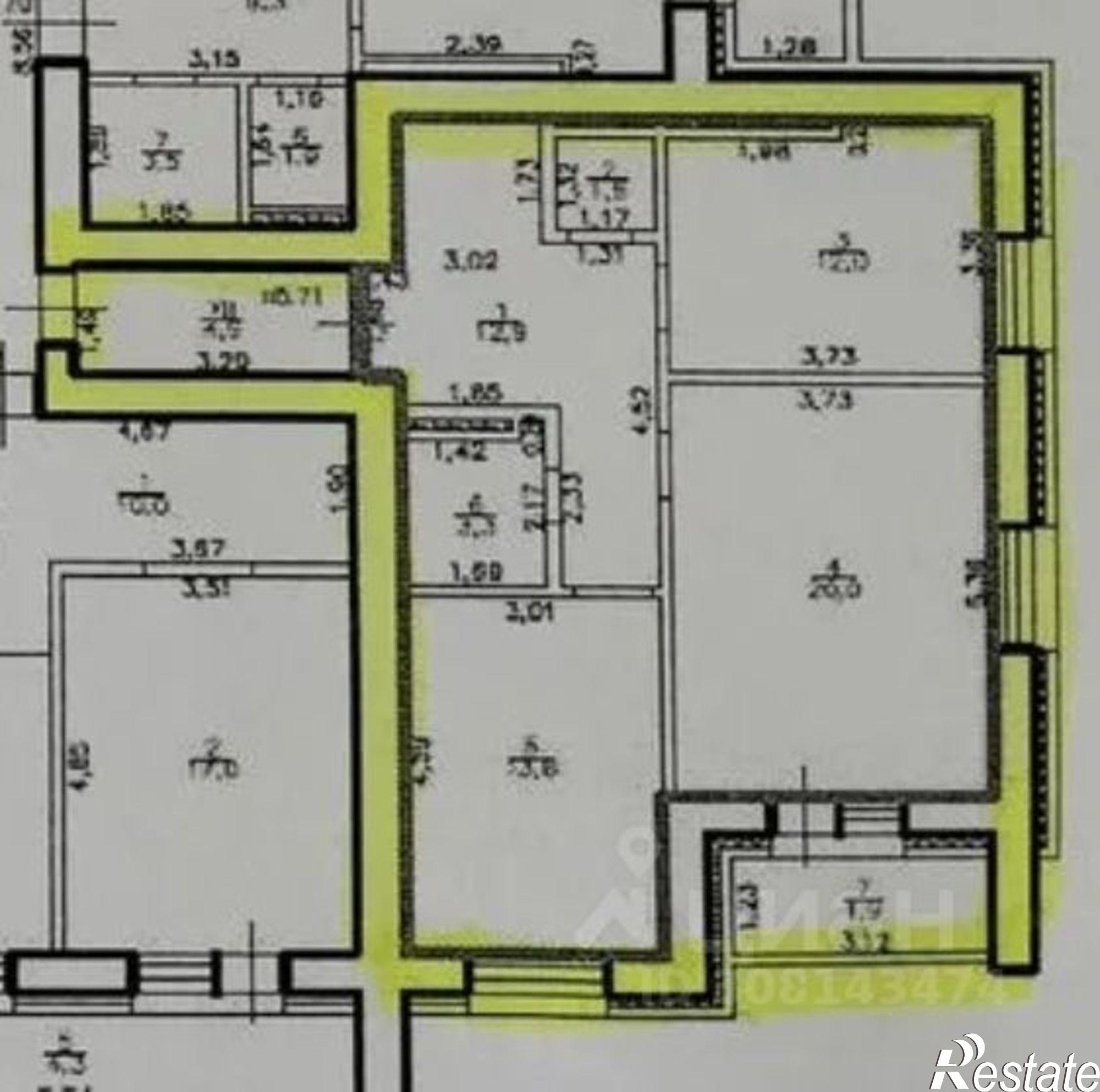 Купить квартиру за 10 050 000 рублей на ул Горбунова, 19