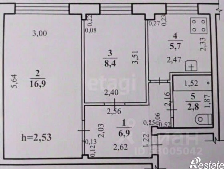 2-комн квартира ул Новобульварная, 10б,  д. 10б
