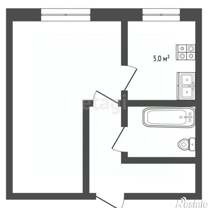 1-комн квартира улица Текстильщиков, 37,  д. 37