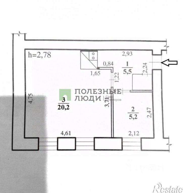1-комн квартира Чита г., Ингодинский, Парковый пер.