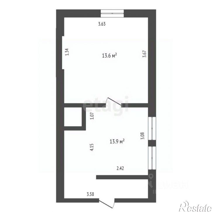 1-комн квартира городской округ Чита, Чита