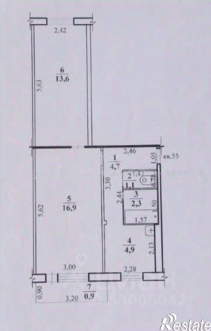 2-комн квартира Красноармейская улица, 82,  д. 82