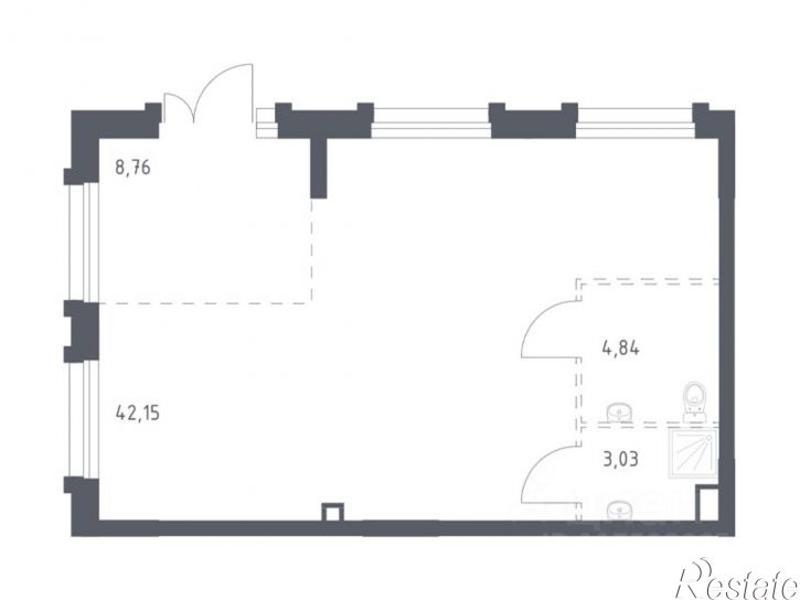 Помещение свободного назначения Чита г, Железнодорожная ул 1/4