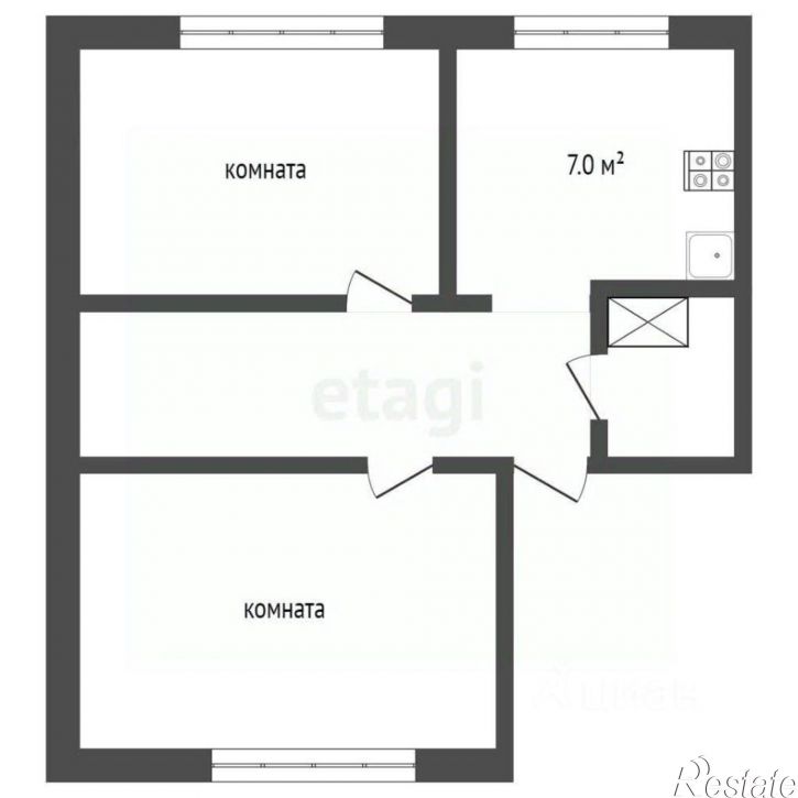 2-комн квартира городской округ Чита, Чита