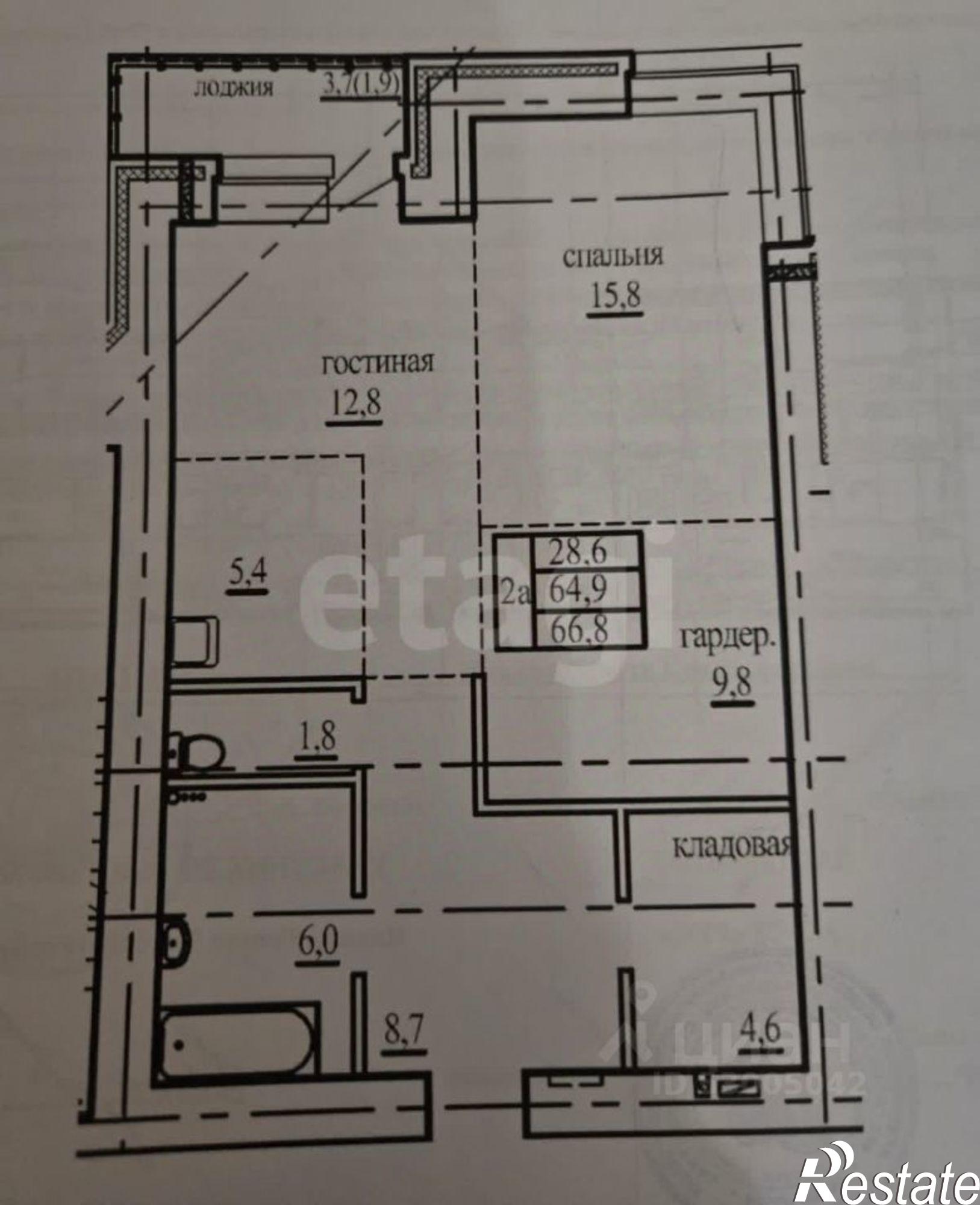 Купить квартиру за 13 400 000 рублей на ул Кастринская, 29