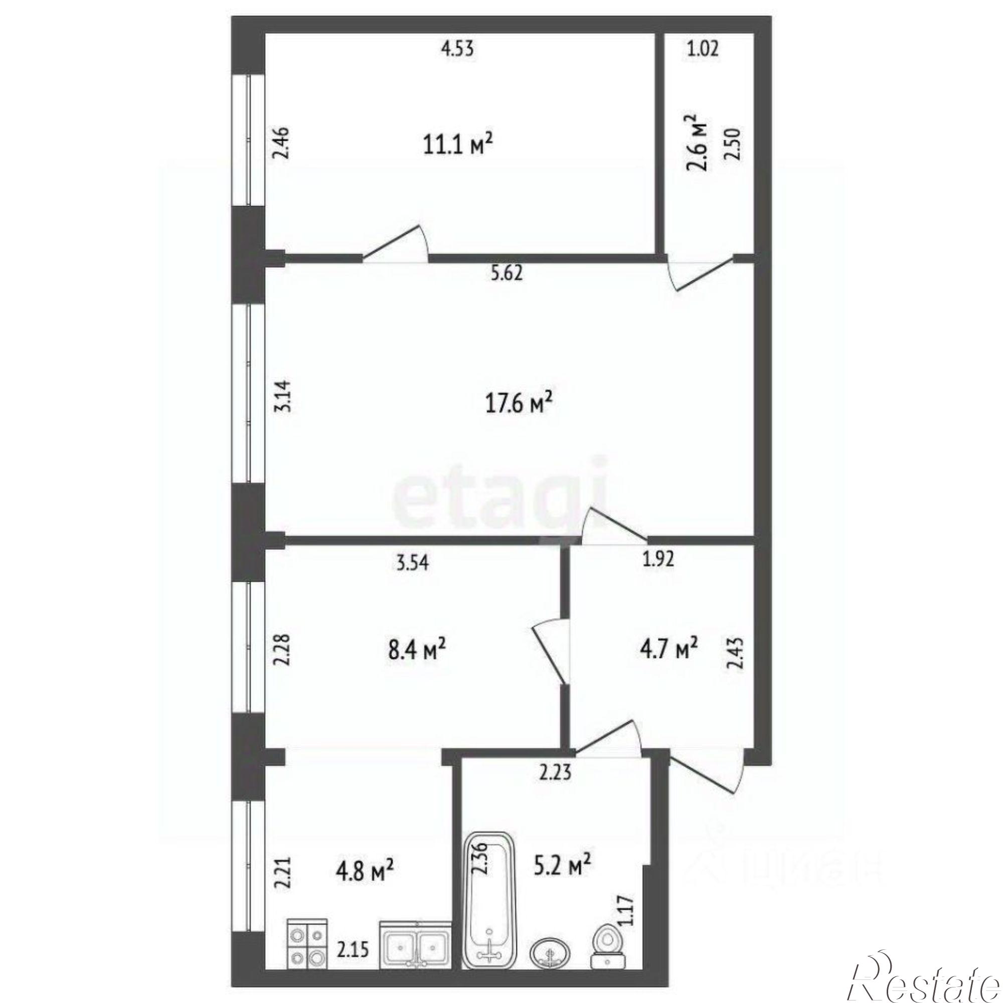 Купить квартиру за 6 300 000 рублей на городской округ Чита, Чита