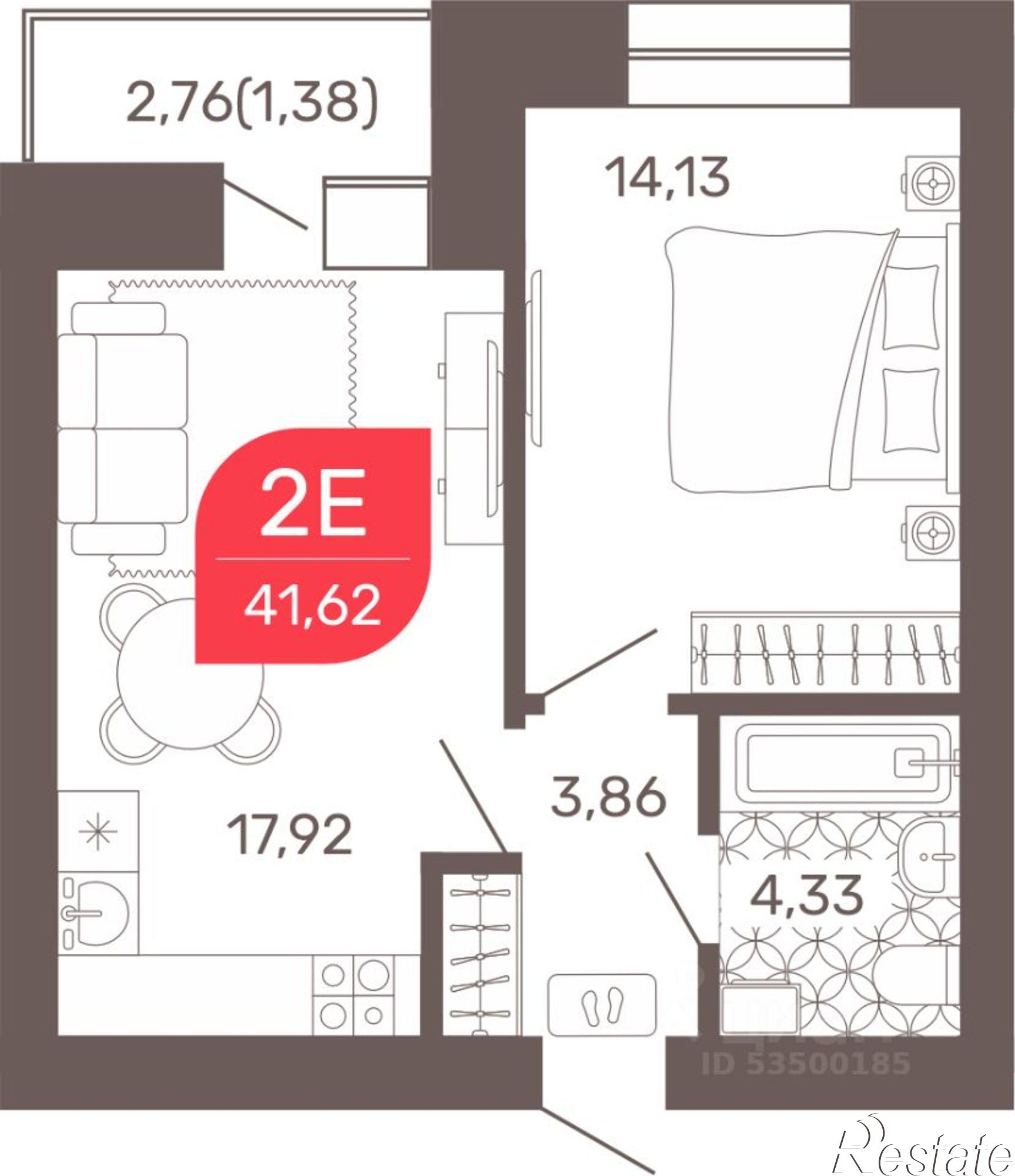 Купить квартиру за 7 089 000 рублей на Чита, микрорайон Романовский, 32