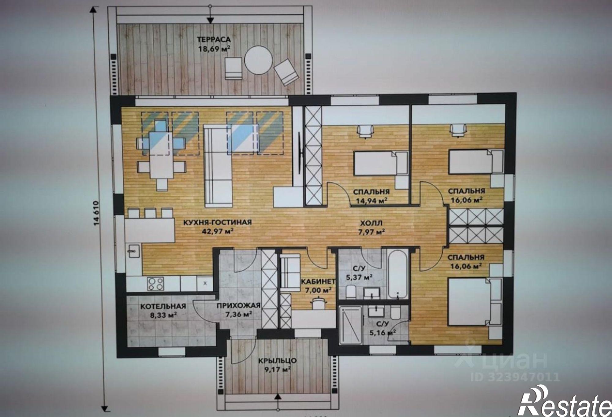 Купить дачу, дом, коттедж за 17 500 000 рублей на мкр Зверохозяйство
