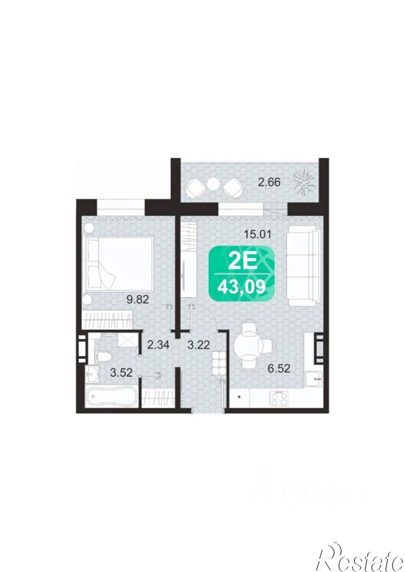 Купить квартиру за 8 057 830 рублей на ул Верхоленская, 34