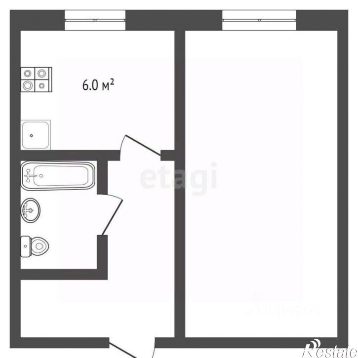 1-комн квартира пр-кт Советов, 14,  д. 14