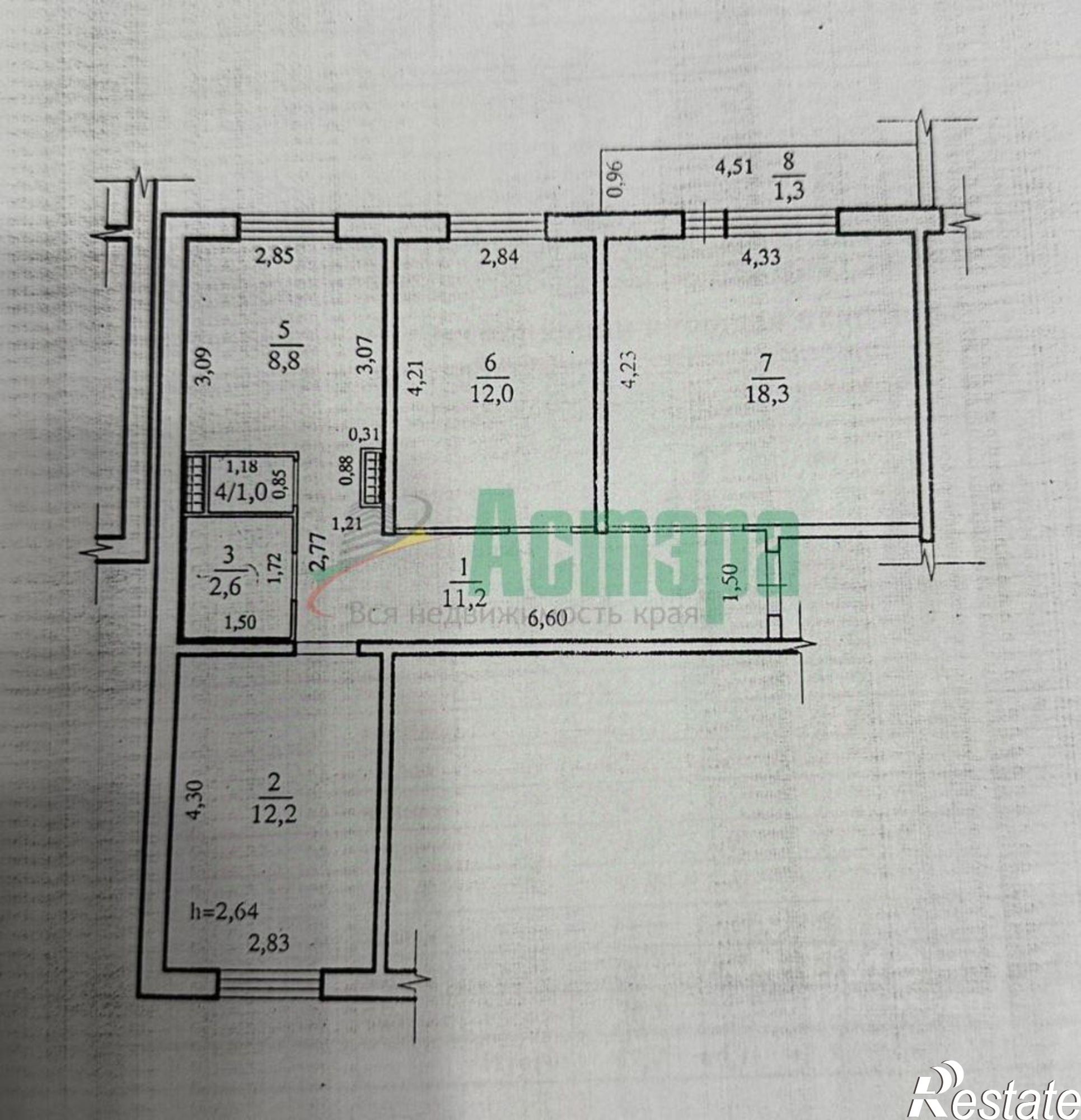 Купить квартиру за 9 000 000 рублей на Чита, 1А