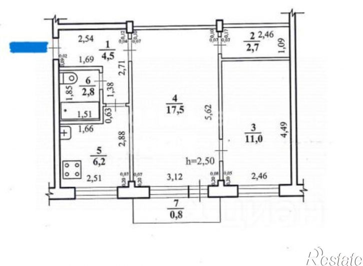 2-комн квартира ул Гагарина, 12,  д. 12