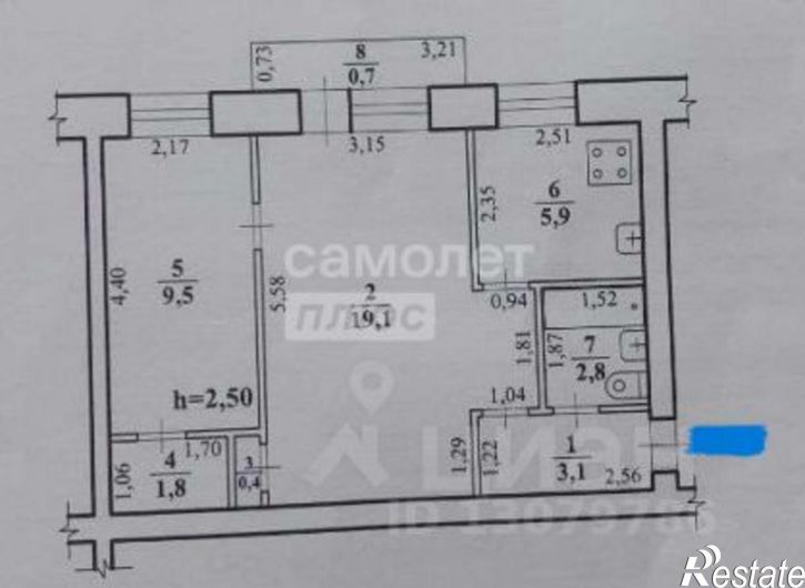 2-комн квартира ул Нагорная, 85а,  д. 85а