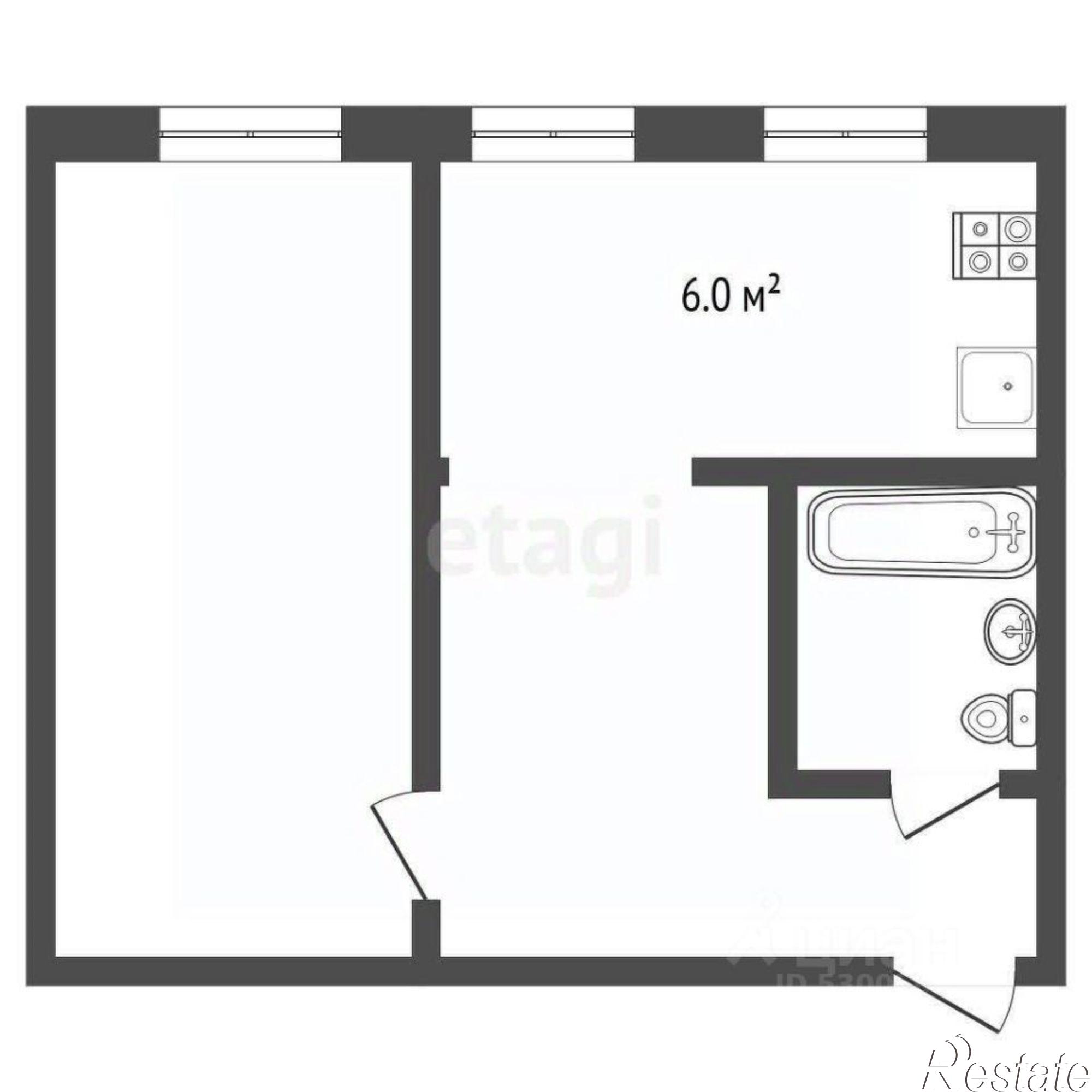 Купить квартиру за 7 100 000 рублей на ул Анохина, 39