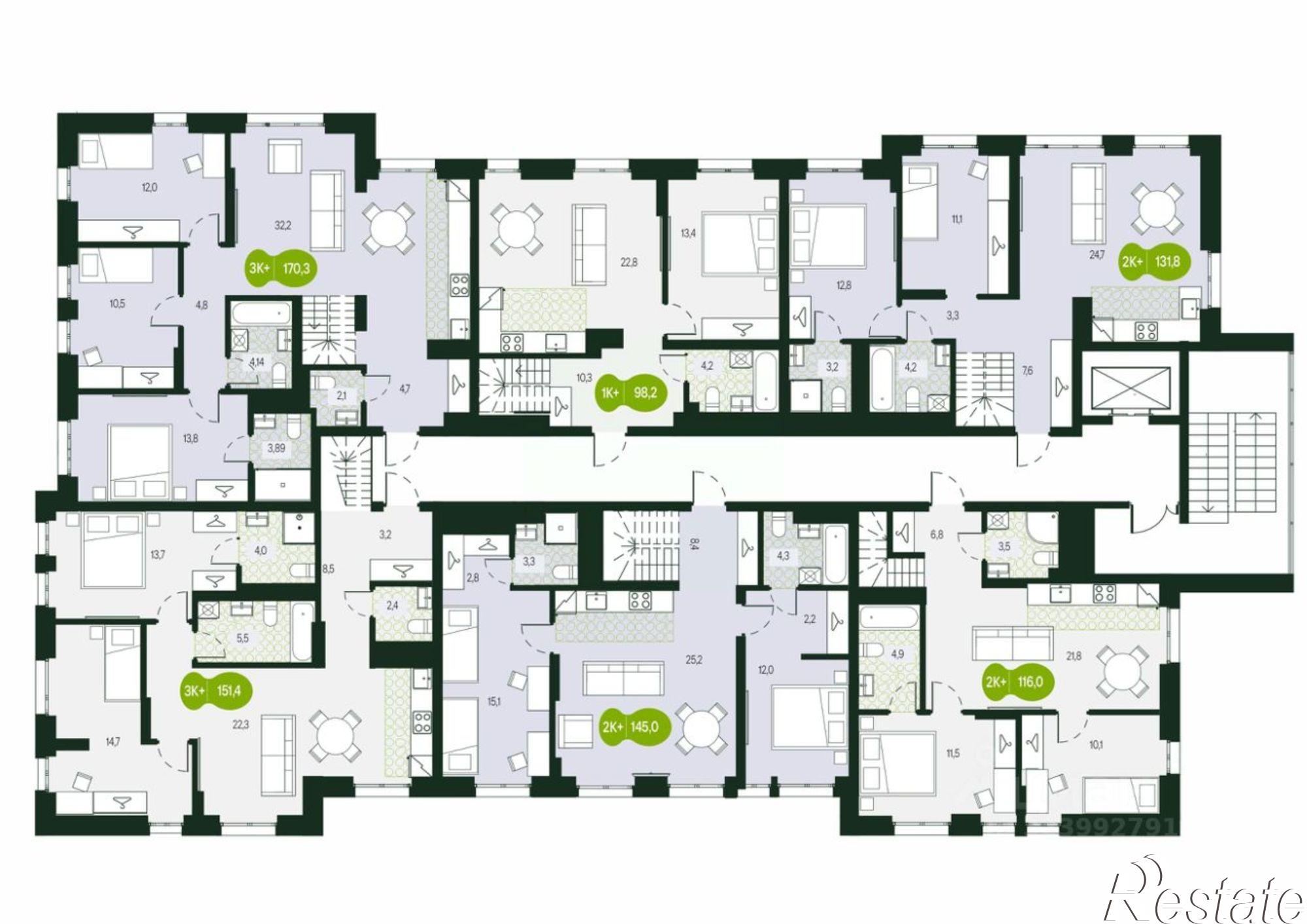 Купить квартиру за 31 088 700 рублей на Чита, микрорайон Каштакский