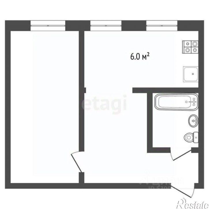 2-комн квартира ул Анохина, 39,  д. 39