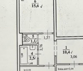 2-комн, 51кв м, этаж 3/5 Чита, 5-й микрорайон, 26
