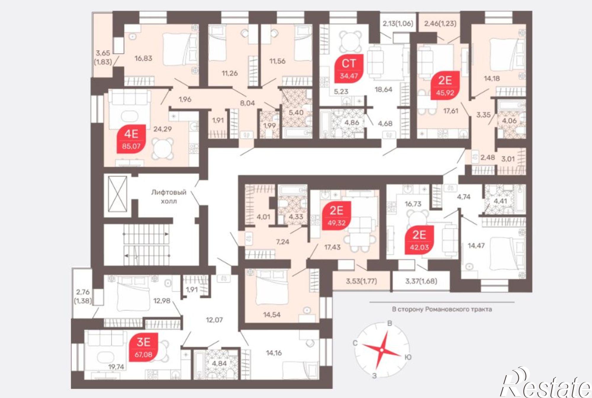 Купить квартиру за 5 882 000 рублей на Чита, микрорайон Романовский, 32