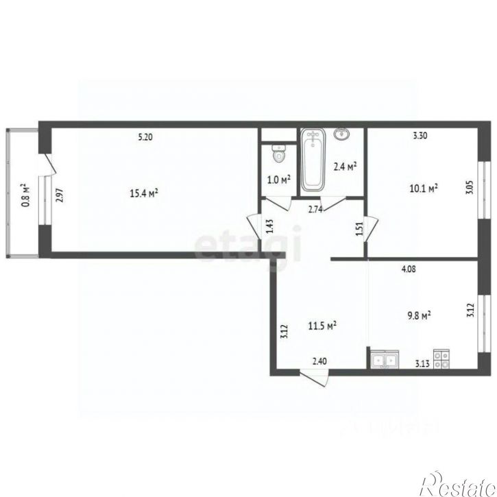 2-комн квартира ул Шевченко, 19,  д. 19