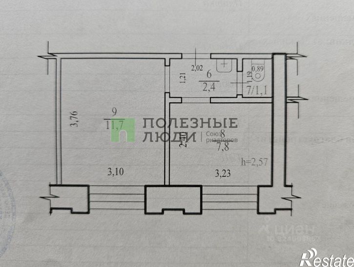 1-комн квартира ул Зоотехническая, 36,  д. 36