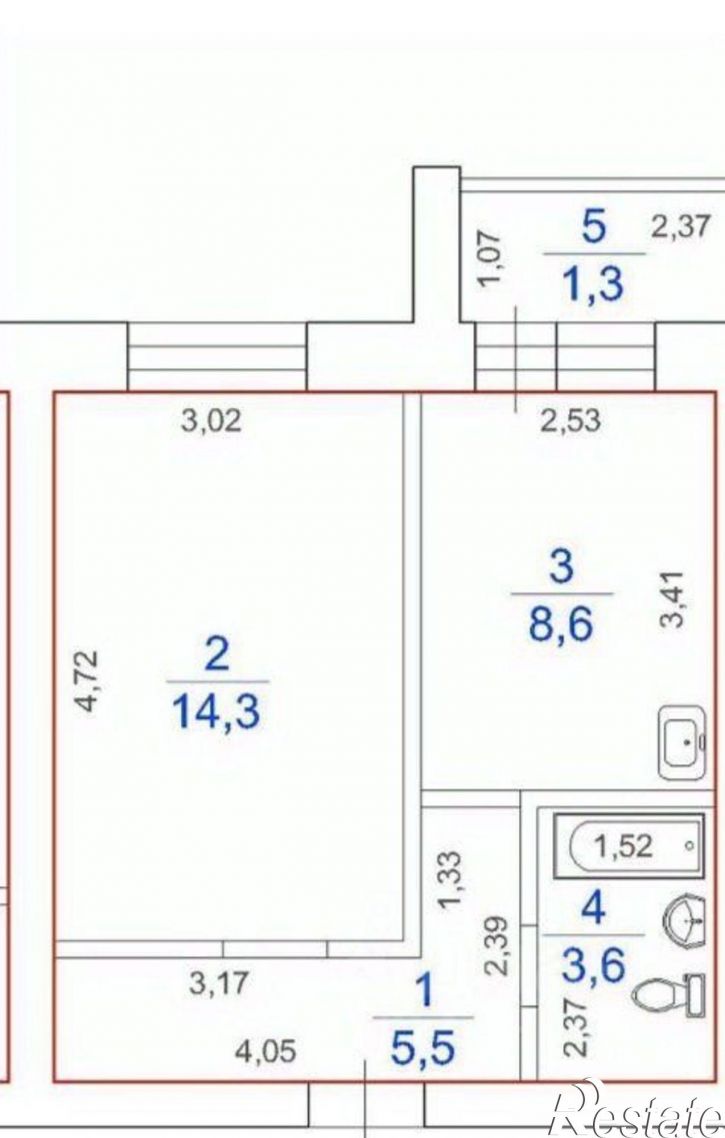 1-комн квартира Чита, Черновский район