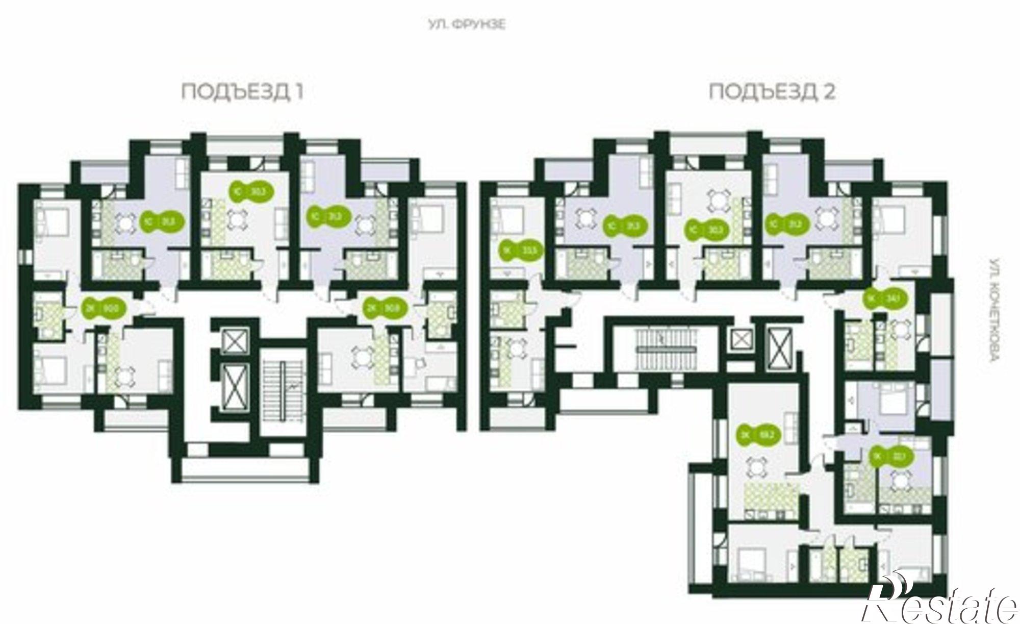 Купить квартиру за 13 770 000 рублей на ул Кочеткова, 76