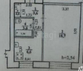 1-комн, 33кв м, этаж 2/5 ул Боровая, 5