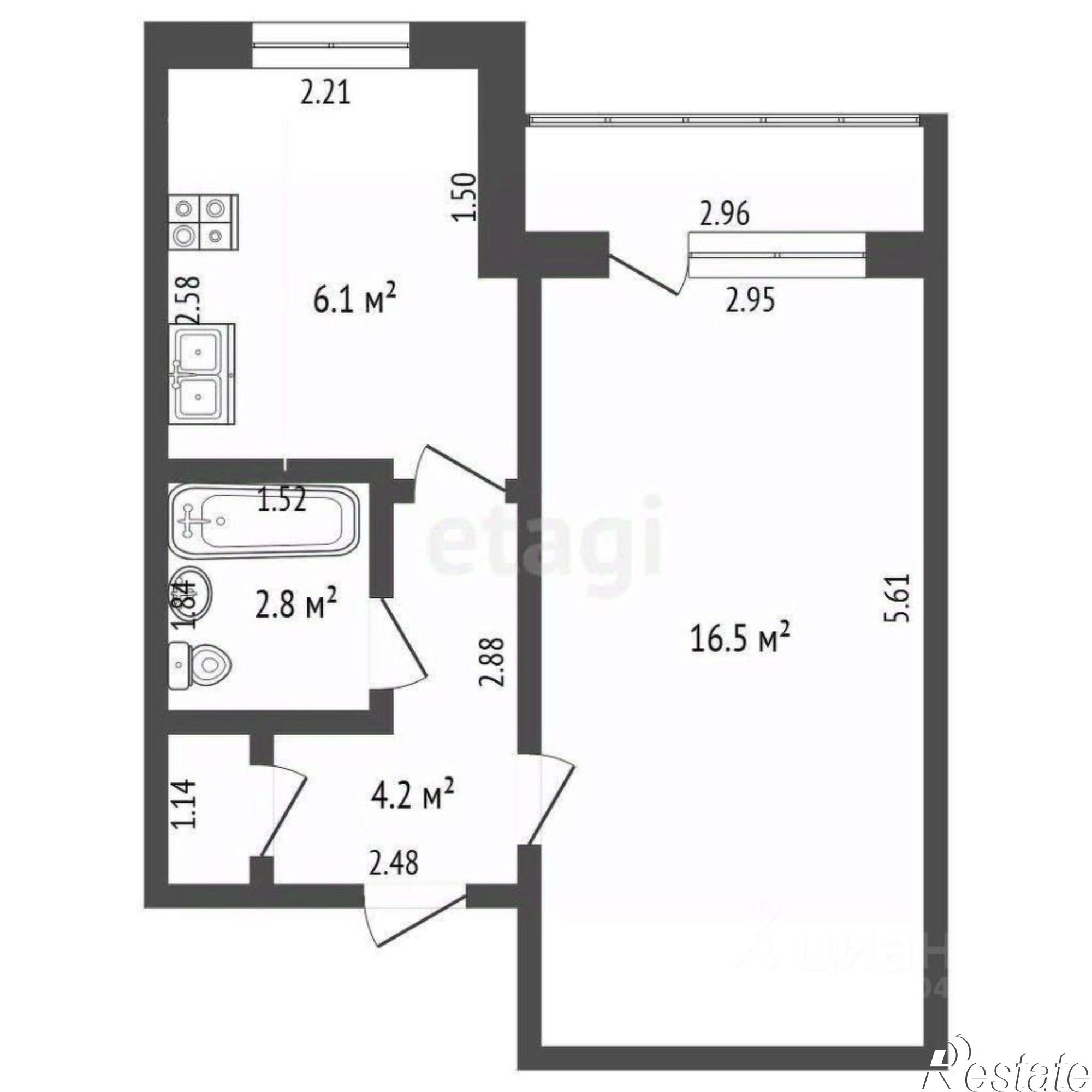 Купить квартиру за 5 670 000 рублей на городской округ Чита, Чита