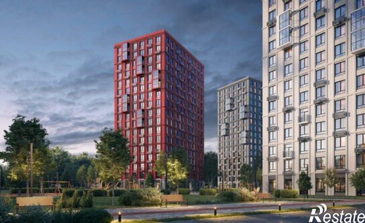 2-комн квартира в новом доме Чита, Железобетонная улица, 1/4