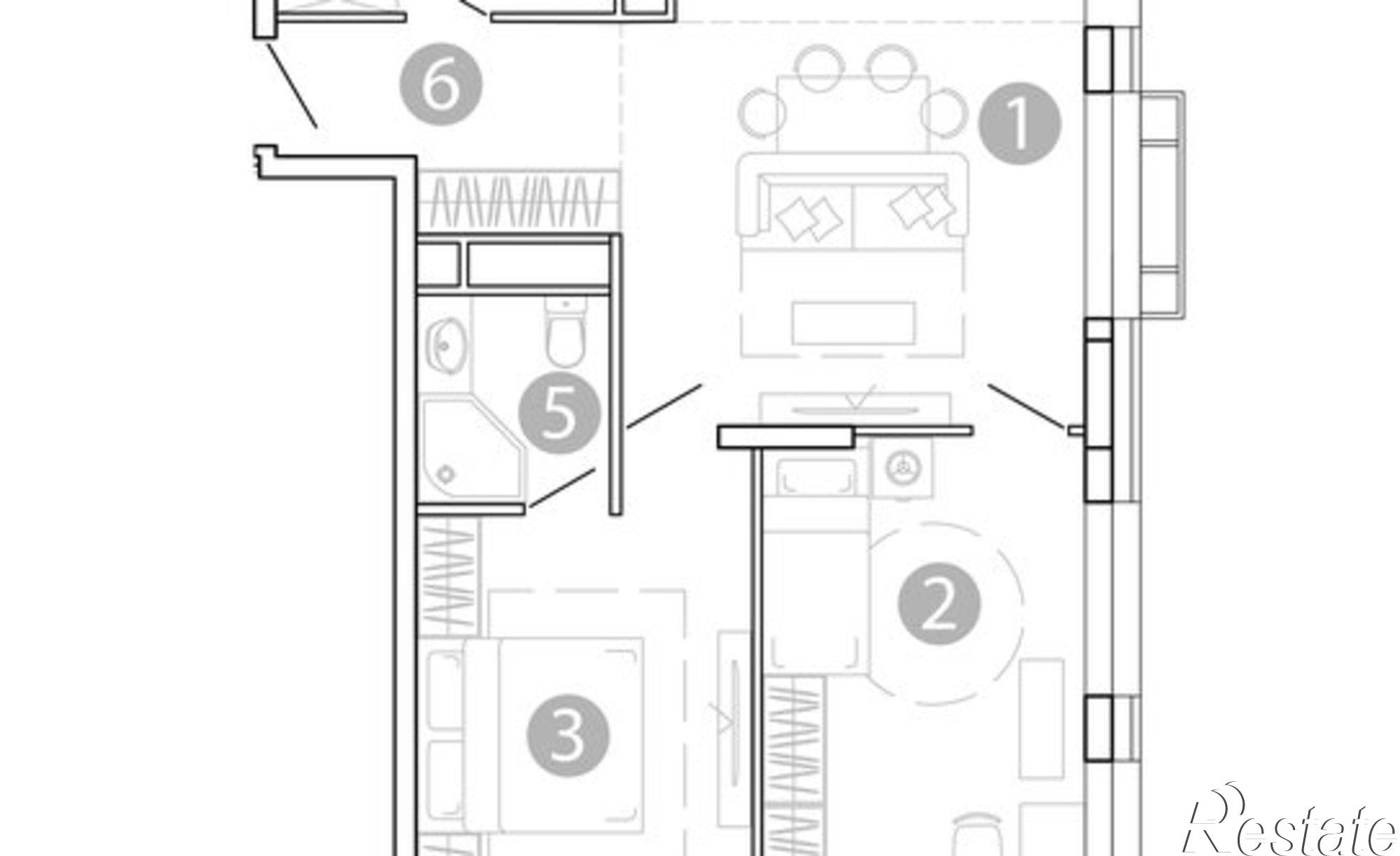 Купить квартиру за 5 967 920 рублей на Чита, 1-я Коллективная улица, 6 СТР