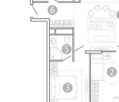 1-комн, 34 кв м, этаж 7/15 Чита, 1-я Коллективная улица, 6 СТР