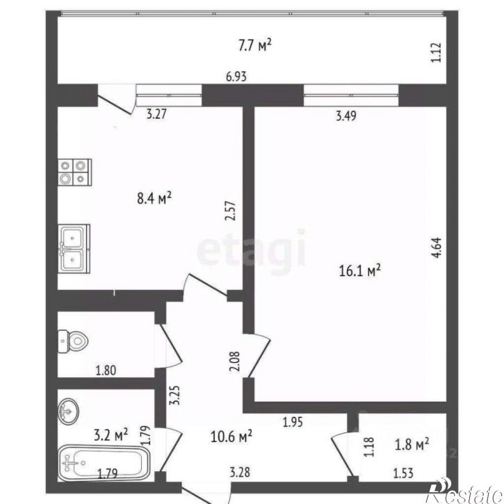 1-комн квартира городской округ Чита, Чита