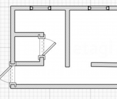 2-комн, 43кв м, этаж 1/4 Красноармейская улица, 78