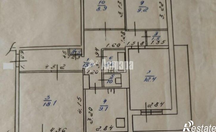 4-комн квартира Чита, 9-й микрорайон, 1