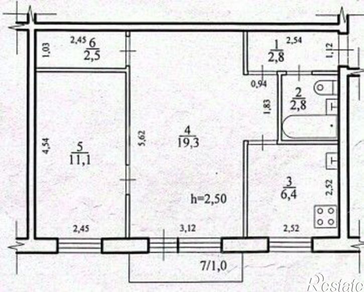 2-комн квартира ул Белорусская, 40,  д. 40