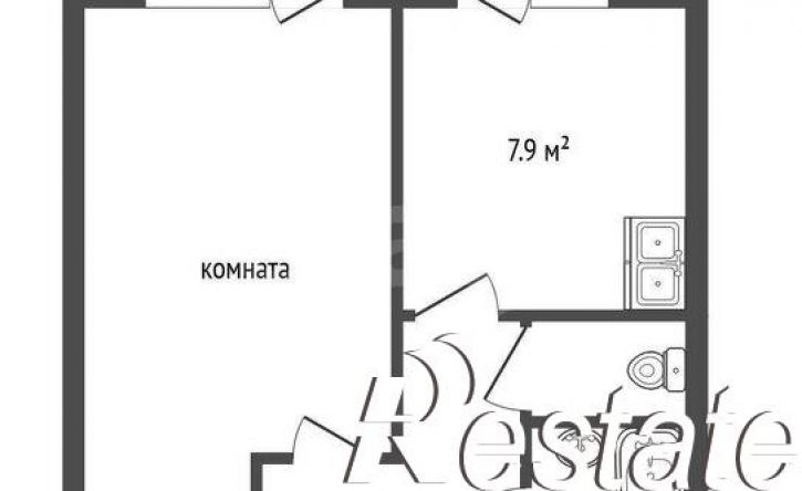 1-комн квартира Чита, 6-й микрорайон, 14